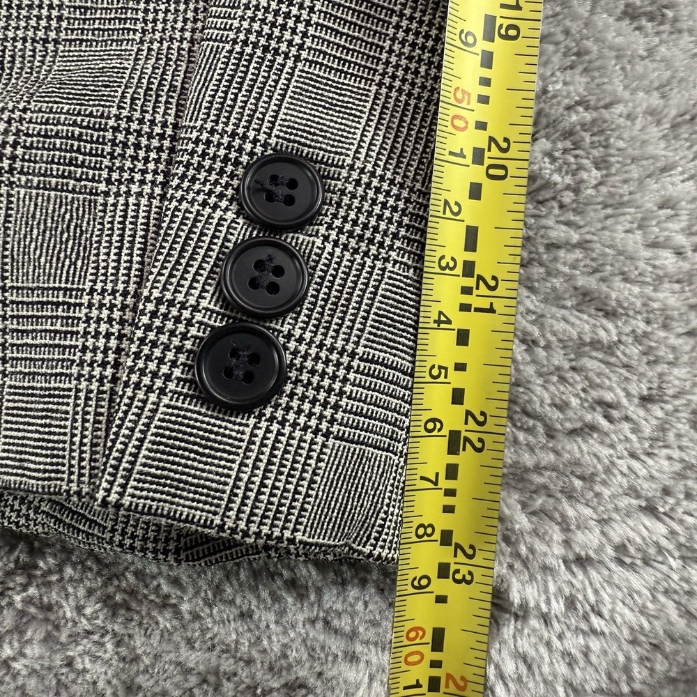 Pendleton Blazer Womens 16P Black Gray Plaid Virgin Wool Heritage USA Classic - Picture 11 of 11